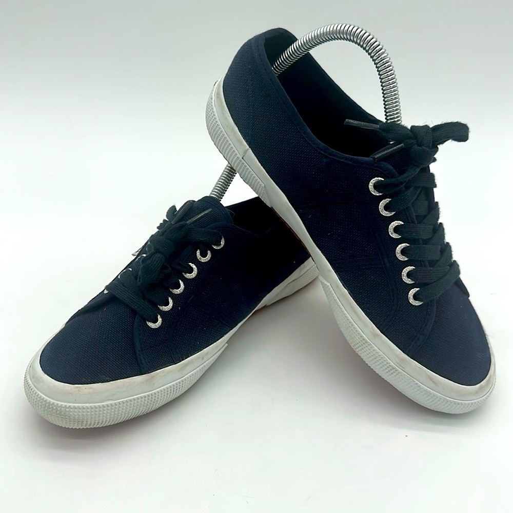 Superga Men's Blue Size 7 Canvas Sneakers